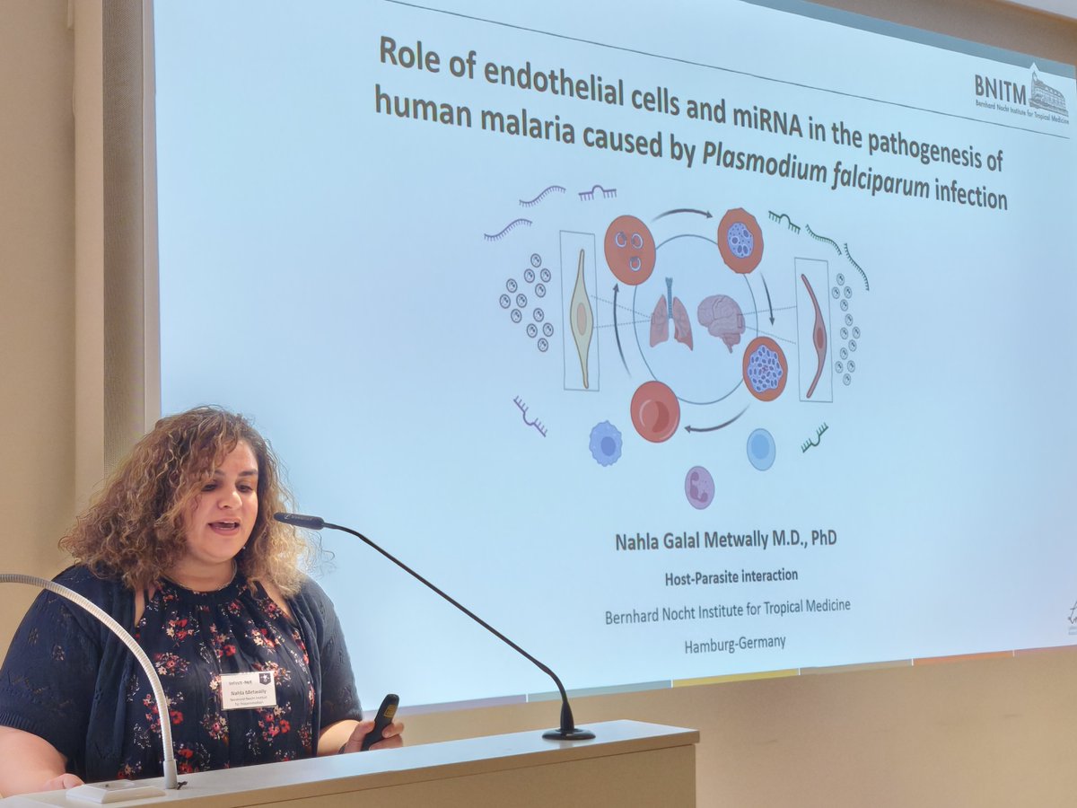 Infect-Net (@infectnet) on Twitter photo #infectnetIV Recap: Die Parasitologin Nahla Metwally
<a href="/nanogalal/">Nahla Galal Metwally</a> vom @BNITM_de in Hamburg klärte uns über die regulatorische Funktion von Mikro-RNAs bei der Infektion mit dem Blutparasiten #Plasmodium falciparum auf, deren Erforschung nicht sehr einfach ist. #Malaria #miRNA🩸💜 #infectnetIV Recap: Die Parasitologin Nahla Metwally
<a href="/nanogalal/">Nahla Galal Metwally</a> vom @BNITM_de in Hamburg klärte uns über die regulatorische Funktion von Mikro-RNAs bei der Infektion mit dem Blutparasiten #Plasmodium falciparum auf, deren Erforschung nicht sehr einfach ist. #Malaria #miRNA🩸💜