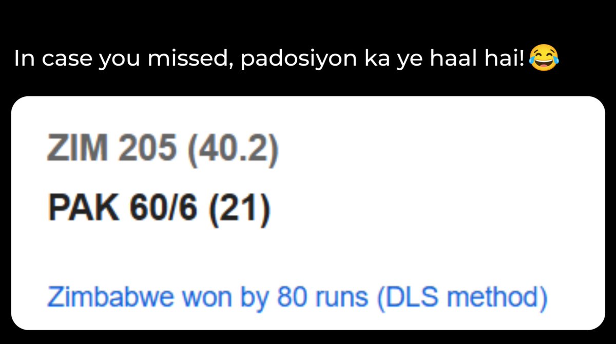 YadavRicke95671's tweet image. Padosiyon ka hal hai 😃🤔
#Pakistan #PakvsZimb