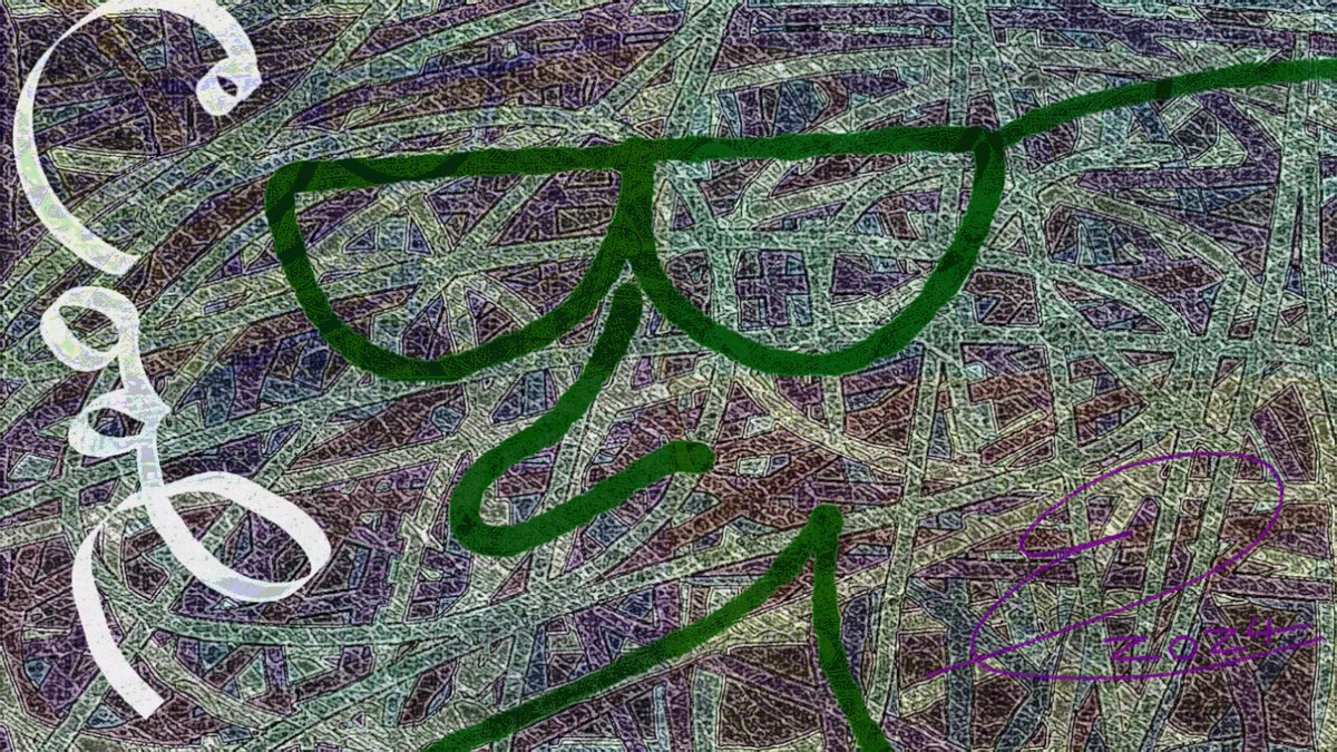 Artwork by Eriq. This one is "Smiling Through..."