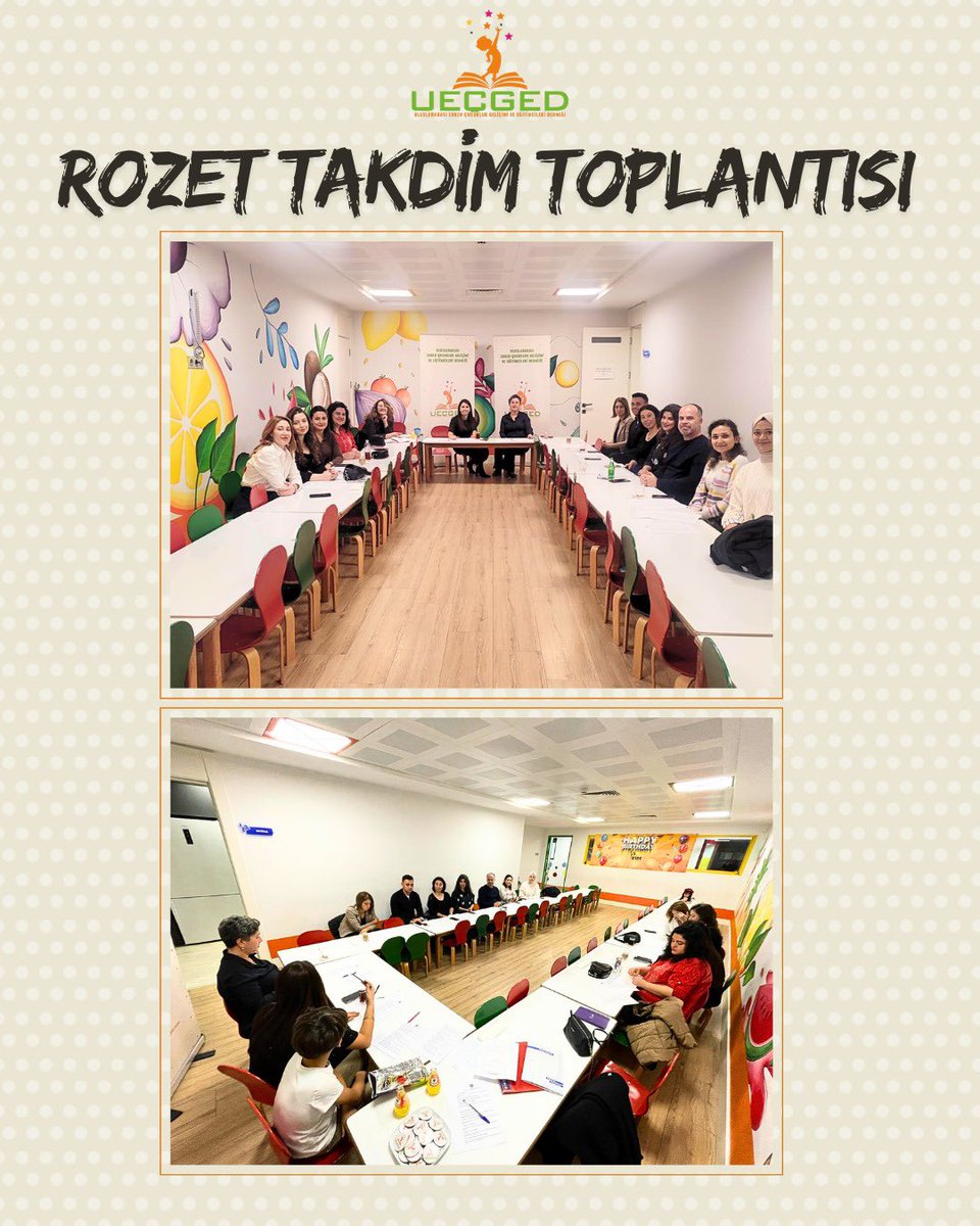 📸🎉 Uluslararası Erken Çocukluk Gelişimi ve Eğitimcileri Derneği olarak gururla üyelerimize rozetlerini takdim ettiğimiz özel bir toplantı gerçekleştirdik! 🌟