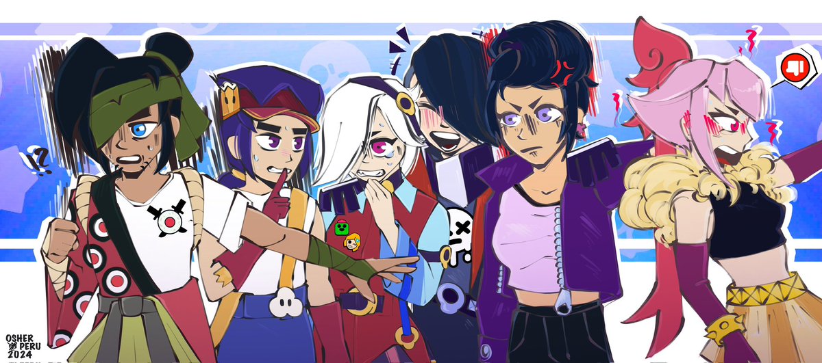 I enjoyed doing this challenge on TikTok and Instagram with you!😍✨🤗💜 #BrawlStars #BrawlArt #BrawlStarsArt