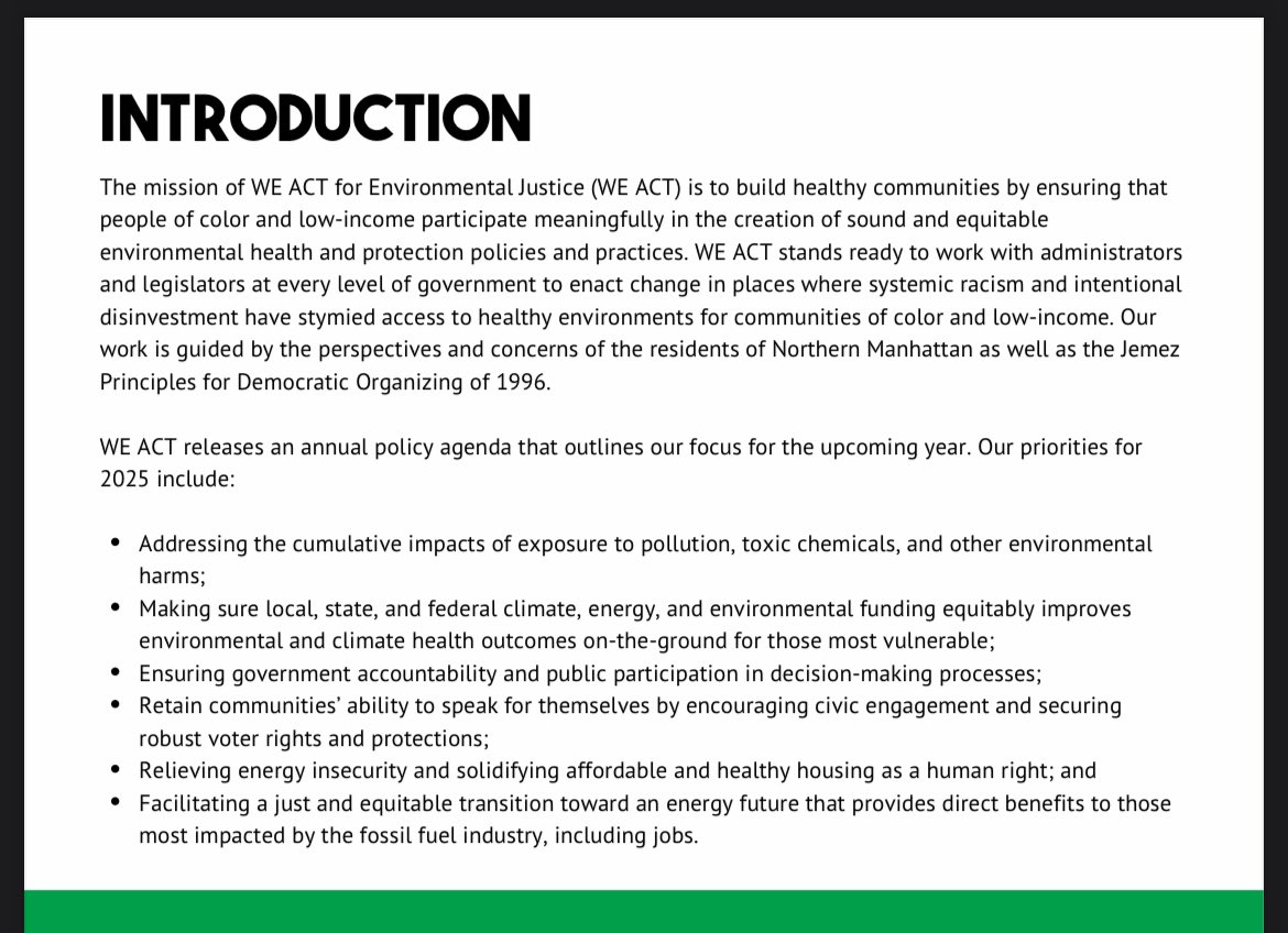 WE ACT for Environmental Justice tweet media