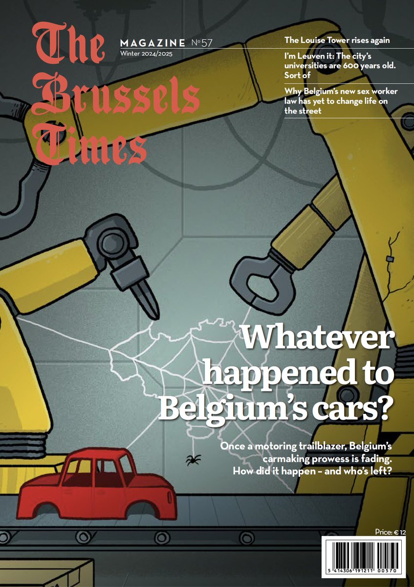 The latest <a href="/BrusselsTimes/">The Brussels Times</a> Magazine is on sale now!
Few would tie Belgium to carmaking. Beer, chocolate, comic strips, Art Nouveau, yes.
But cars?
Yet, Belgians are pretty good it, with a remarkable record as automotive pioneers.
Cover art by <a href="/lectrr/">lectrr</a>