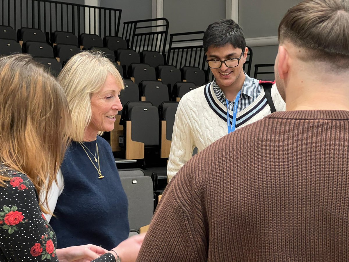 Sports Journalism (@basportsjourno) on Twitter photo An absolute pleasure to welcome top sports broadcaster <a href="/JillADouglas/">Jill Douglas</a> MBE to <a href="/uniofglos/">University of Gloucestershire</a>! Thank you, Jill! 🎤
Well done <a href="/JackTozer1/">Jack Tozer</a> <a href="/CiaraHancox/">Ciara Hancox</a> <a href="/danpagejourno/">Dan Page</a> <a href="/harrypapjourno/">Harry Papworth</a> for presenting an insightful session brimming with tips & anecdotes + some great audience questions! 🙌 An absolute pleasure to welcome top sports broadcaster <a href="/JillADouglas/">Jill Douglas</a> MBE to <a href="/uniofglos/">University of Gloucestershire</a>! Thank you, Jill! 🎤
Well done <a href="/JackTozer1/">Jack Tozer</a> <a href="/CiaraHancox/">Ciara Hancox</a> <a href="/danpagejourno/">Dan Page</a> <a href="/harrypapjourno/">Harry Papworth</a> for presenting an insightful session brimming with tips & anecdotes + some great audience questions! 🙌
