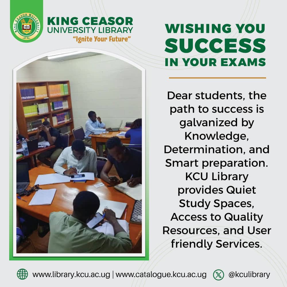 kculibrary's tweet photo. KCU library, a partner in your academic and research excellence. https://t.co/u1Wt4GMLR1