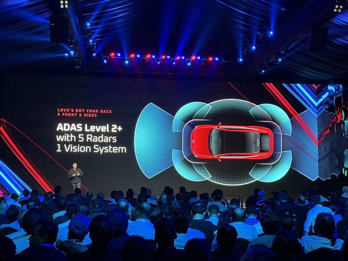 NamasteCar's tweet photo. #MahindraElectricOriginSUVs gets #ADAS Level 2+, #EyeDentity fatigue alert, #Secure360 security and #AutoPark feature. https://t.co/fY1NLQYJTc