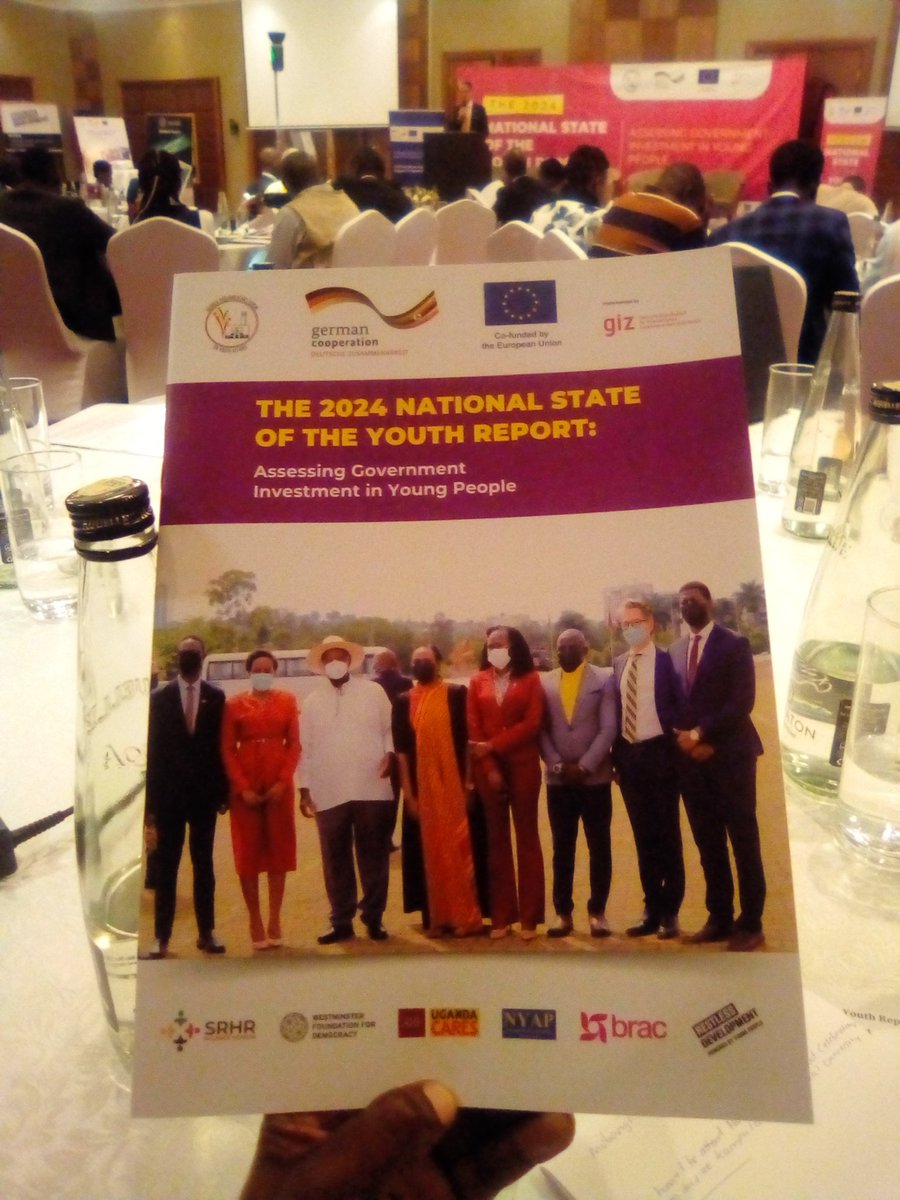 Allen Namwase (@allen_namwase) on Twitter photo The Chair Person National Youth Council, Jacob Eyeru <a href="/Jacobeyeru/">Jacob Eyeru</a>, Officially closed THE 2024 NATIONAL STATE OF THE YOUTH REPORT and in his remarks, he concluded by Empowering all Youth Leaders to become "NATIONAL VISIONARIES"
#StateOfTheYouthUG The Chair Person National Youth Council, Jacob Eyeru <a href="/Jacobeyeru/">Jacob Eyeru</a>, Officially closed THE 2024 NATIONAL STATE OF THE YOUTH REPORT and in his remarks, he concluded by Empowering all Youth Leaders to become "NATIONAL VISIONARIES"
#StateOfTheYouthUG