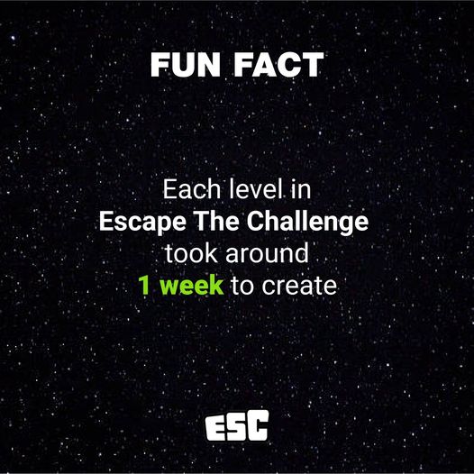 VoidkillerGames's tweet photo. Fun Fact about Voidkiller Studios.
Escape The Challenge available now on https://t.co/VwXlEU4tIQ.
Join our Discord: Link in bio.
#game #escapegame #escaperoom #puzzlegame #voidkiller #gamingcommunity #indiegame #indiegamedev #gaming #Gaming #gamedev #game https://t.co/3xbZCJj1c9