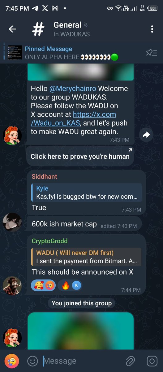 0xCryptoY's tweet photo. @groddofcrypto @Wadu_on_KAS You know it Grodd!!π₯π
#GroddArmy Γ $WADU π
@W3STS1D3909
@1x_Sol @malik2722695
kaspa:qrdmq5tqx8lvft2gv9mvyl40e48dnkdmfs6cx0xe7yl66g9gpjqgzt3gav3wh https://t.co/3fN9NL13Jh