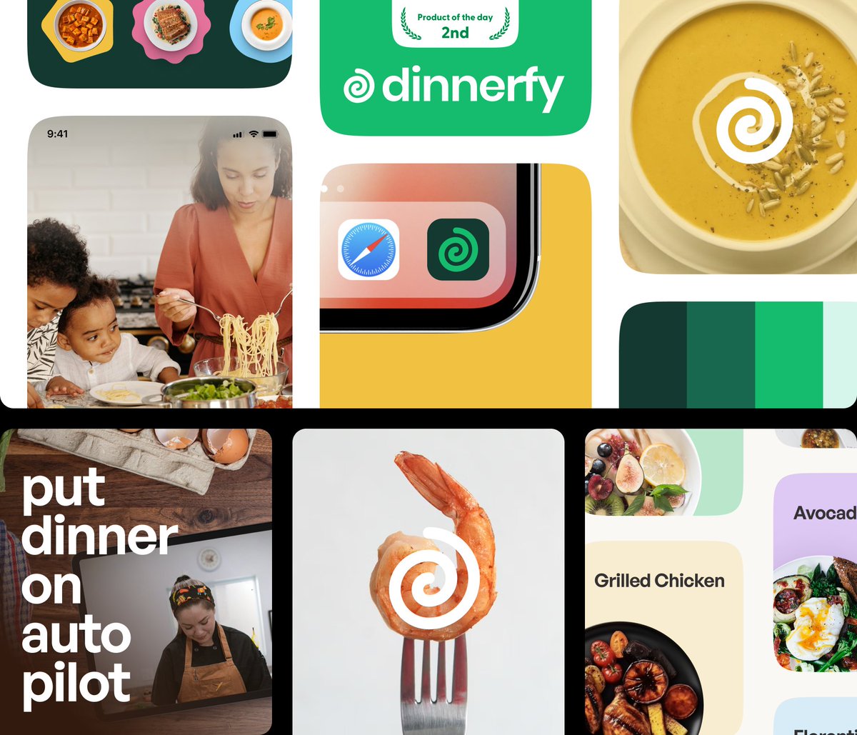 pingworkplace's tweet photo. cooked something sometime ago🍳
meet @tryDinnerfy : where Spotify meets Tinder, but for dinner!
crafted a modern minimal interface making meal decisions as satisfying as the food itself, put your dinner decisions on autopilot
good design should make dinner delightful not dreadful https://t.co/xX5DZZizU9