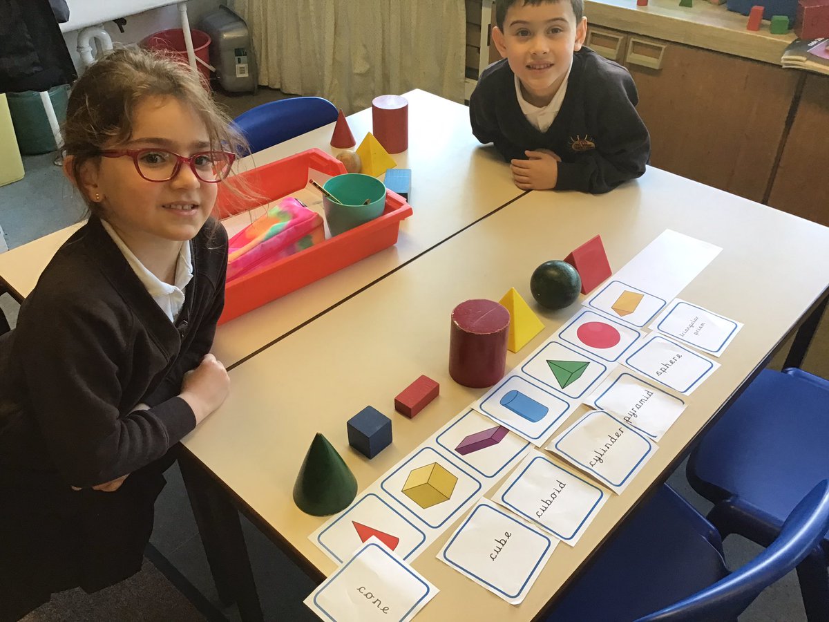 We have been recognising and naming 3D shapes.