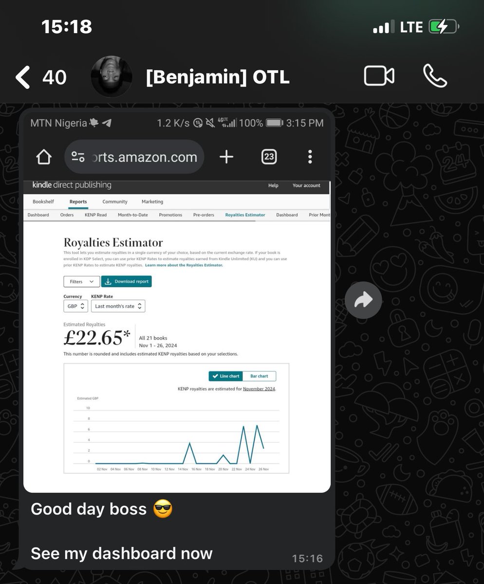 James 𝕏 (@_jamessixtus) on Twitter photo Little by little the bird builds her nest 🪺.
Benjamin is already on his way to $30
This is a beginner who never saw himself earning in dollars but with the help of <a href="/JS_Academy2/">JAMES-SIXTUS ACADEMY™️</a> and the PPC, he’s here today.
🔥🔥😌 Little by little the bird builds her nest 🪺.
Benjamin is already on his way to $30
This is a beginner who never saw himself earning in dollars but with the help of <a href="/JS_Academy2/">JAMES-SIXTUS ACADEMY™️</a> and the PPC, he’s here today.
🔥🔥😌