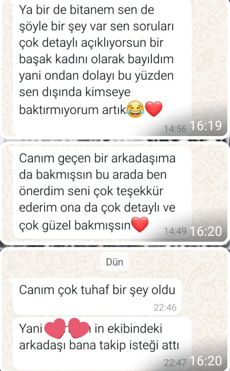 Geri dönüş memnuniyeti 🌼