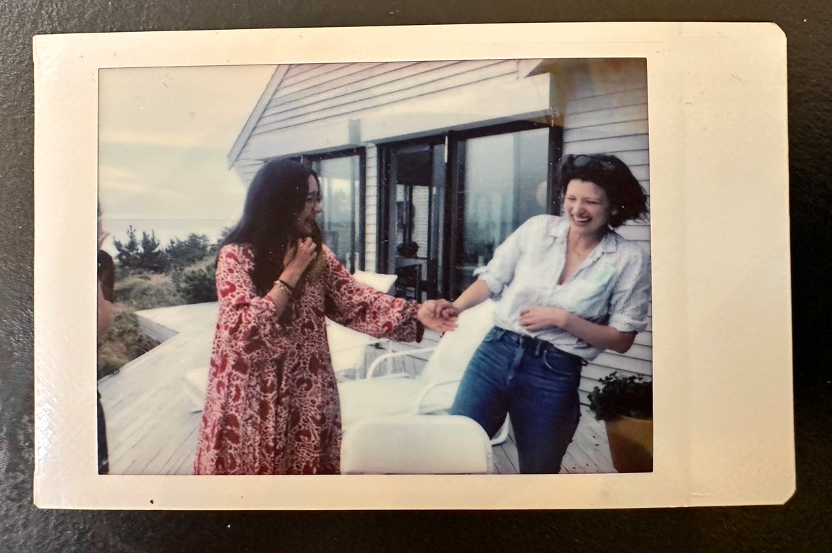 Just found this Polaroid from the day Bar quit the Times and we had no plan