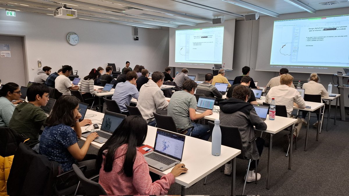 sfb1361's tweet image. Our #SFB1361 workshop on #AlphaFold and #ChimeraX was very well attended today! From PhDs to PIs, everyone found it interesting and useful!