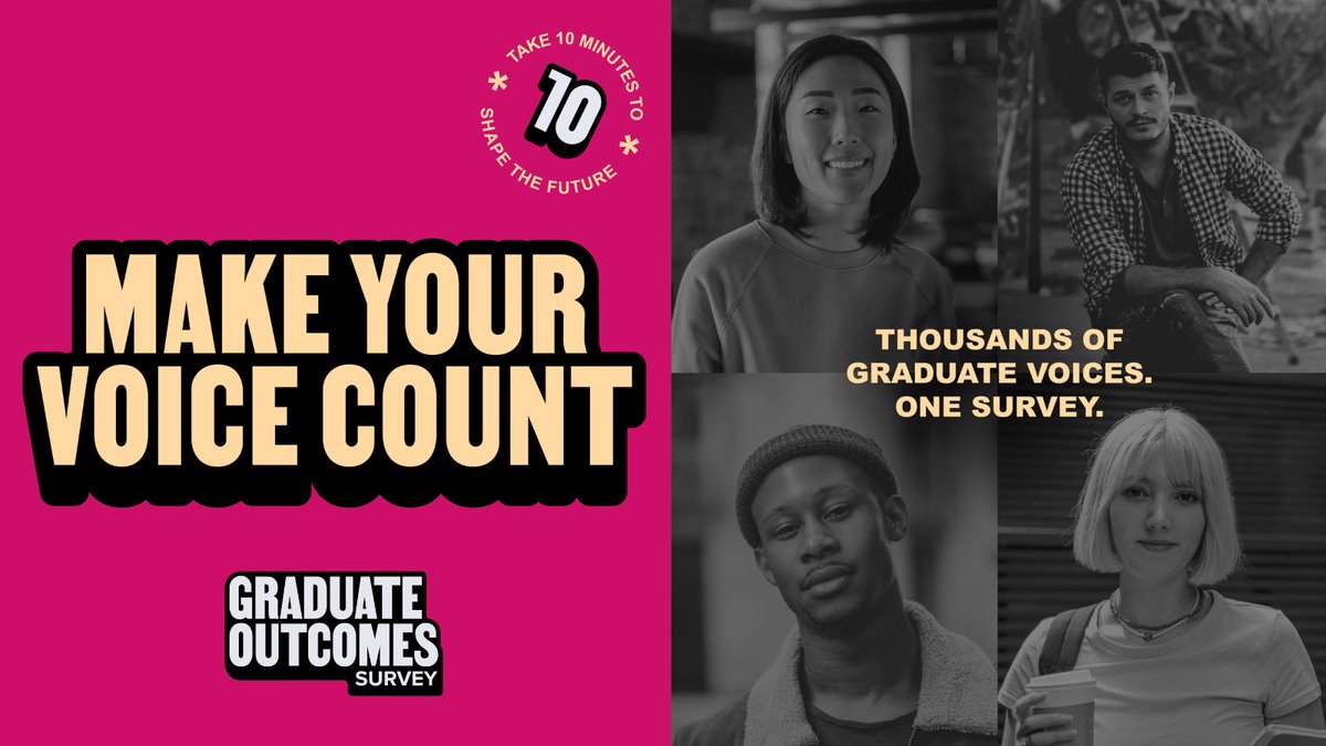 Did you graduate from LSE between 1 August and 31 October 2023? 🎓 

If so, keep an eye out for an email asking you to complete the #GraduateOutcomes survey very soon – it'll take just ten minutes!

Find out more about the survey: ow.ly/Qrsn50Ug2Kk