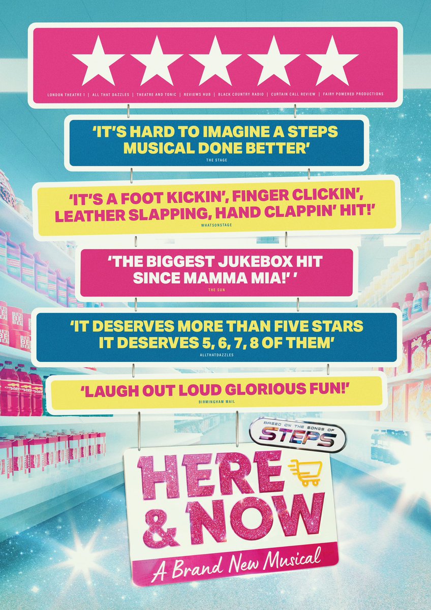 We couldn’t be prouder of this incredible team and show - congratulations <a href="/thestepsmusical/">HERE & NOW</a> &amp; <a href="/OfficialSteps/">Steps</a> 💖