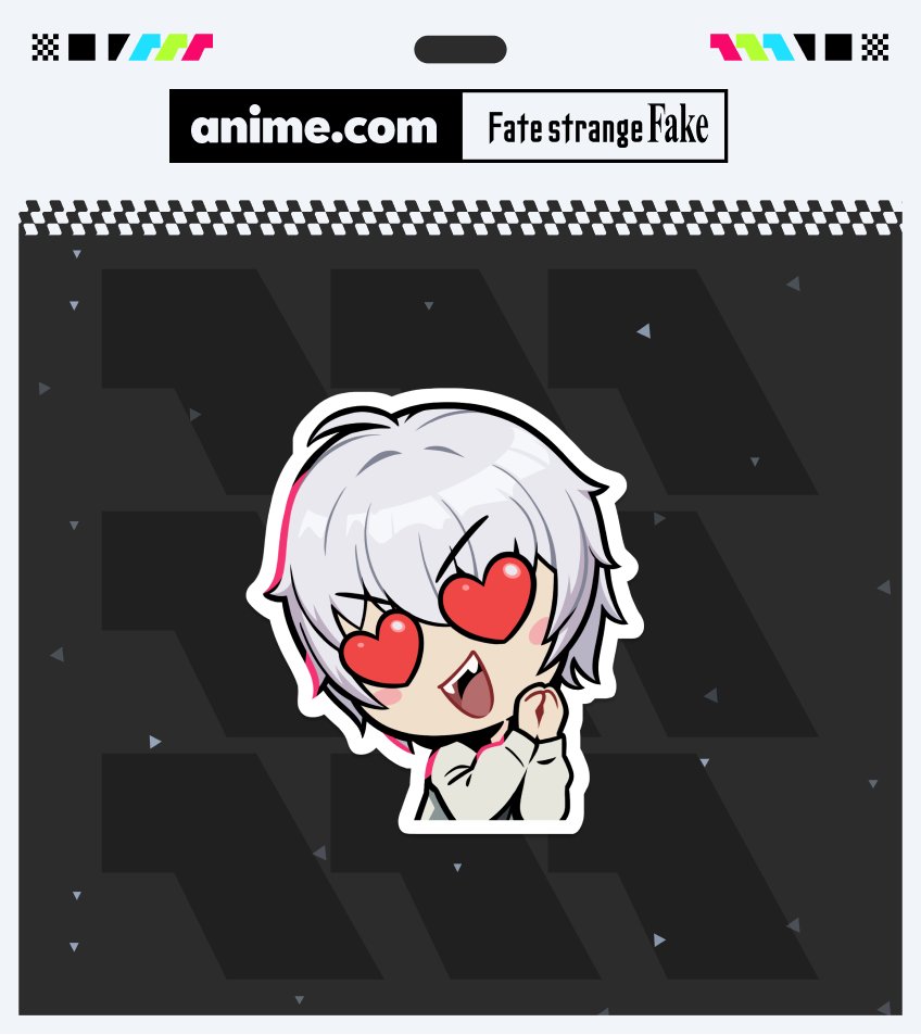 WAFLLEDUDE's tweet photo. Got my @animecom @fatesf_anime_en stickers #strangefake https://t.co/jh6LVDstV5