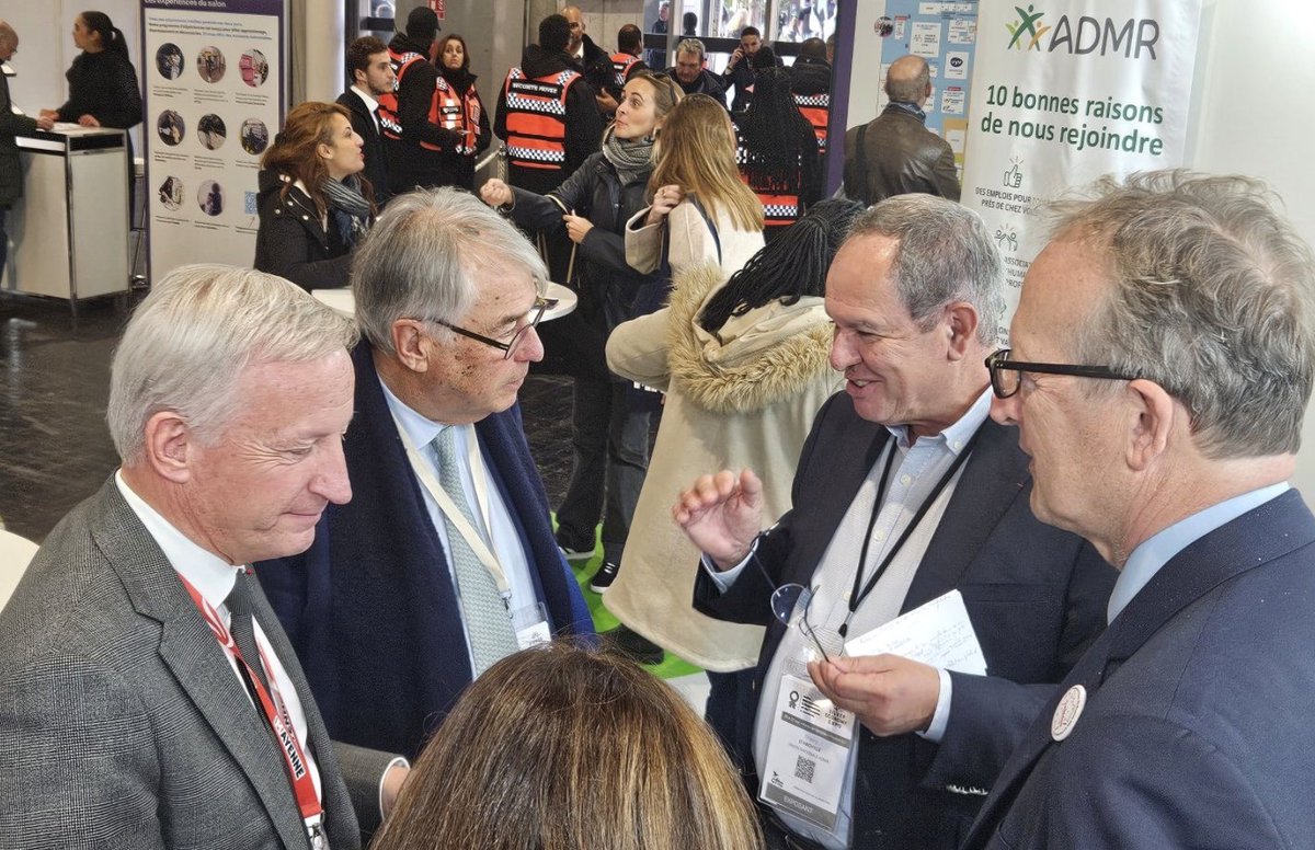 ADMR (@admrun) on Twitter photo Le salon SAP, l'occasion pour l'ADMR d'échanges nourris avec @JrLecerf, Président de la CNSA, <a href="/olivierrichefou/">Olivier Richefou</a> , Vice-Président de Départements de France et <a href="/HuguesVidor/">Hugues Vidor</a> , Président d'Adédom et Président de l'UDES
#SalonSAP #ADMR <a href="/dAboville2/">d'Aboville</a> Le salon SAP, l'occasion pour l'ADMR d'échanges nourris avec @JrLecerf, Président de la CNSA, <a href="/olivierrichefou/">Olivier Richefou</a> , Vice-Président de Départements de France et <a href="/HuguesVidor/">Hugues Vidor</a> , Président d'Adédom et Président de l'UDES
#SalonSAP #ADMR <a href="/dAboville2/">d'Aboville</a>