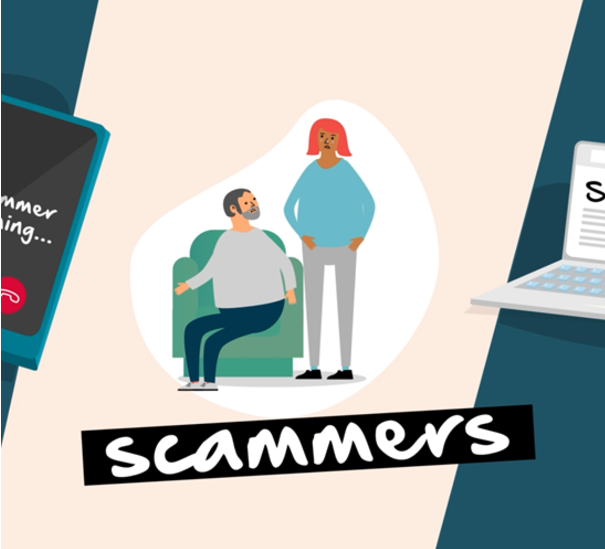 CarersUK's tweet photo. This week is #ScamSafeWeek 🗓️
With online fraud becoming more sophisticated, it’s natural to worry about how to protect the person you care for.
Our short animation has useful tips on how to keep yourself and the person you care for safe from scams.
https://t.co/XeIe58uQRu https://t.co/AbXhczGG0b