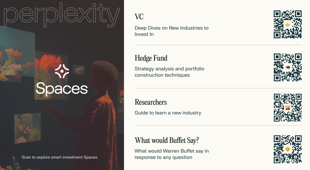 BrookerBelcourt's tweet photo. I'm one month into joining @perplexity_ai!  🚢💨

Here are my fav finance spaces packed with pre-prompts, documents, and example threads. Test them out or save them to your profile for later! https://t.co/6kP0Lh4NQD