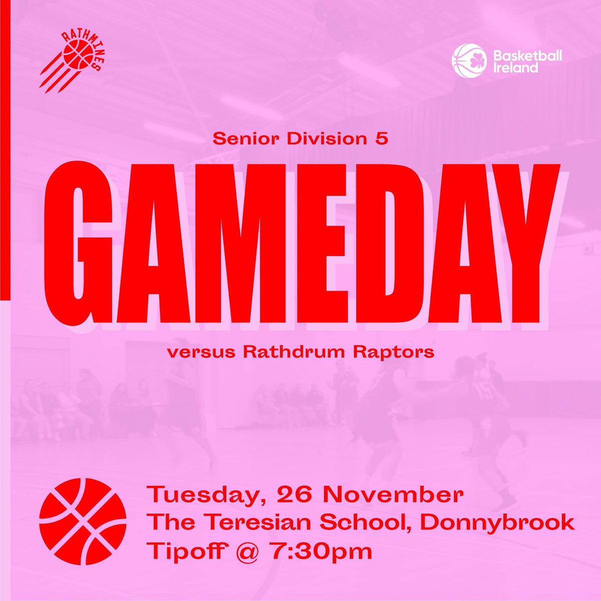 RathminesBC's tweet image. 🏀 Rathmines Women’s Division 5 tipoff tonight against Rathdrum Raptors in Donnybrook. Come out and support!
⏰7:30pm
📍The Teresian School, Donnybrook

#DLBB #RathminesBC2024