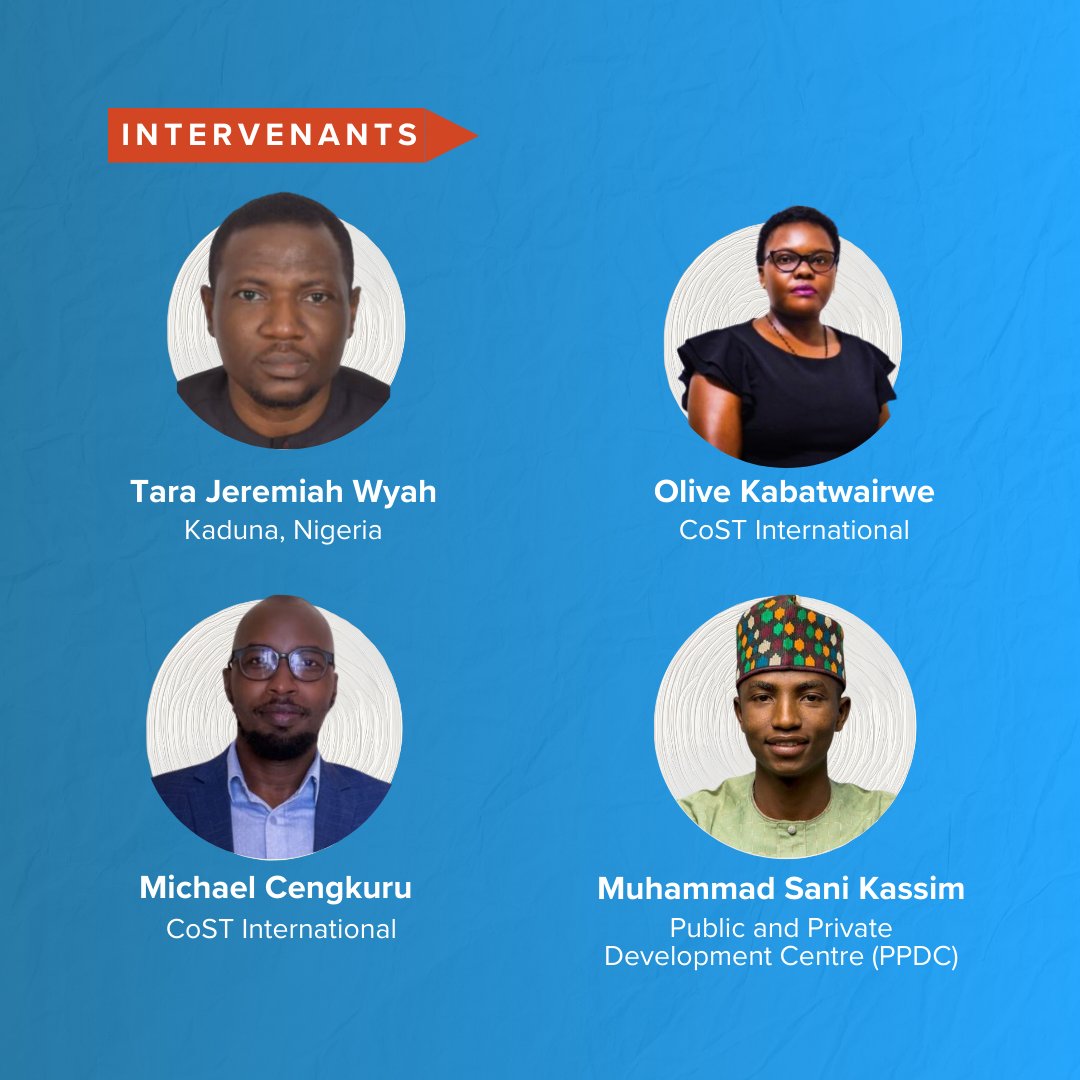 Kaduna partagera son expérience sur la transparence des infrastructures pour améliorer les services publics. Avec le soutien de CoST International.

📅 Lundi 9 décembre 2024, 14h WAT
🌐Traduction en temps réel
📝 bit.ly/NOLG-Kaduna-IT

#PGOLocal #Transparence #AntiCorruptionDay