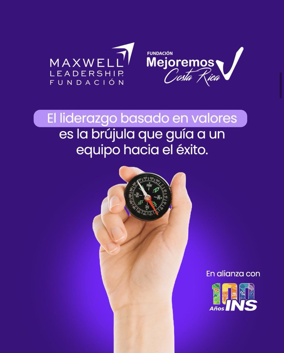 mejoremos_cr's tweet photo. El liderazgo basado en valores es la brújula que guía a un equipo hacia el éxito. https://t.co/yeC7BoxaR0