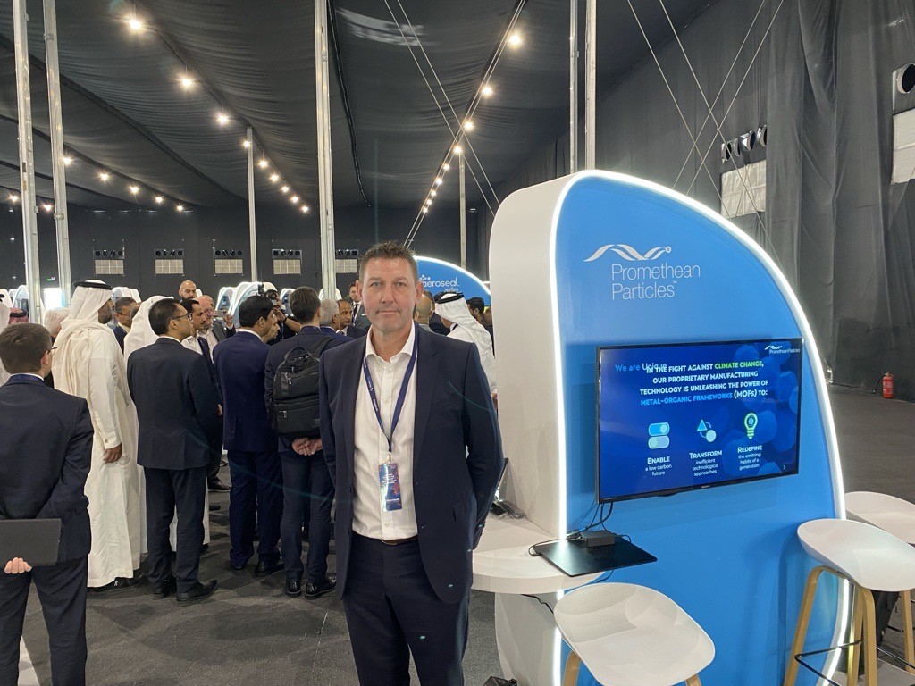 💫Our CEO, James, and BDM, Chris, had a fantastic Day 1 at <a href="/Chemindix2024/">Chemindix2024</a> in Dhahran, KSA, and they're ready for Day 2!
🙏 Our thanks to our investors <a href="/ventures_aramco/">AramcoVentures</a> for hosting the <a href="/ProParticles/">Promethean Particles</a> pod as part of their exhibition area to showcase their portfolio companies.
