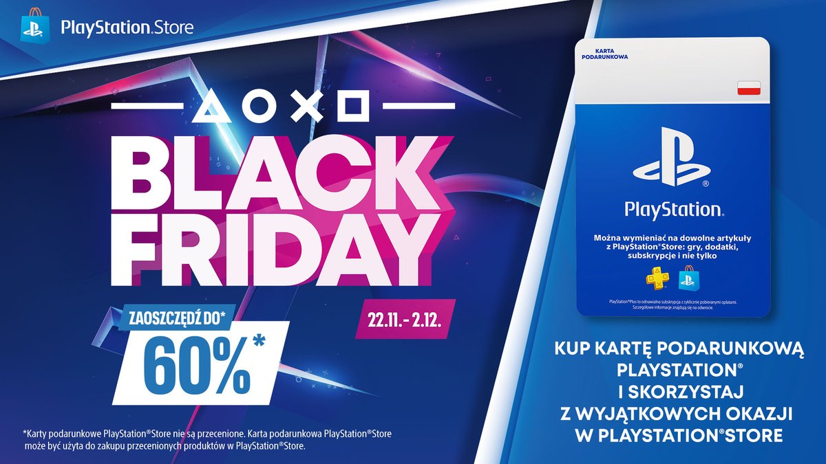 MuvePL's tweet photo. Black Friday w Playstation Store trwa 🤩
A doładowania PSN klasycznie kupisz u nas 😎
✅W oficjalnej polskiej dystrybucji
✅Z automatyczną wysyłką 24/7
https://t.co/LwNIyJj3fA
Nie podpinaj karty, uzupełnij fundusze w portfelu 😃
#blackfriday #playstation #muve #muvepl https://t.co/4siwzZ6K5E