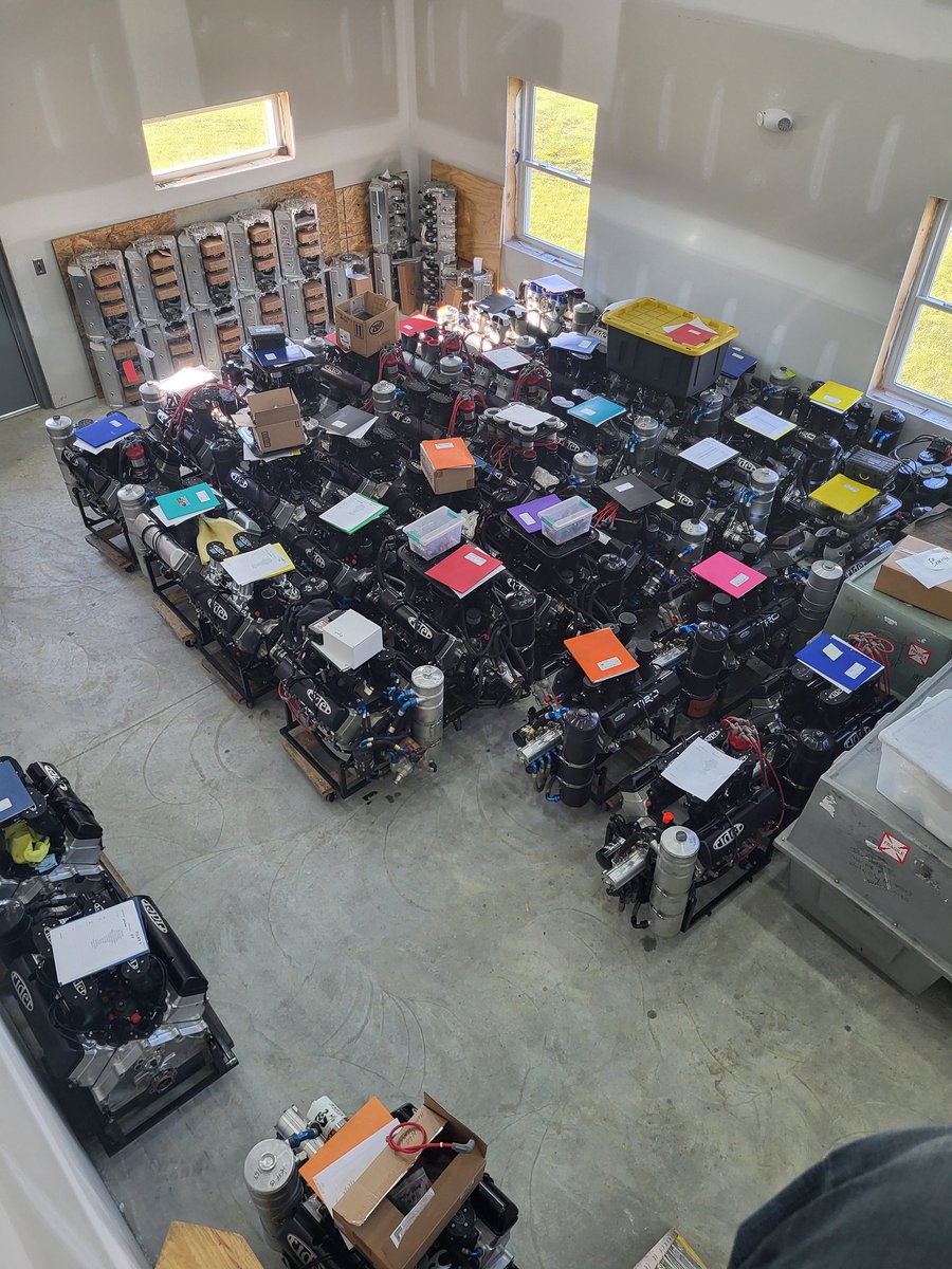 Even though the addition is far from complete, it is nice to have it as usable space with the amount of engines coming in!