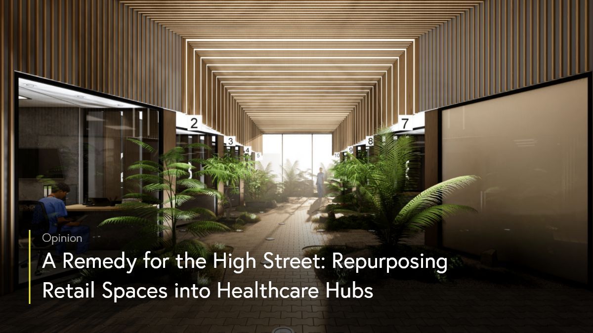 Empty shops as healthcare hubs? Transforming high streets with accessible healthcare services is a win for communities and sustainability. Jim Hart, discusses how design can pave the way to healthier, eco-friendly urban centres on the website.  

buff.ly/3V8SpBN