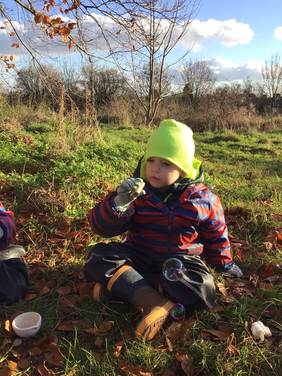 A glorious day for Forest School! The children used loppers to cut pieces of elder and screwdrivers to hollow out the soft inner part to make some incredible bubble blowers! <a href="/INISMrsMarshall/">Mrs Marshall</a>