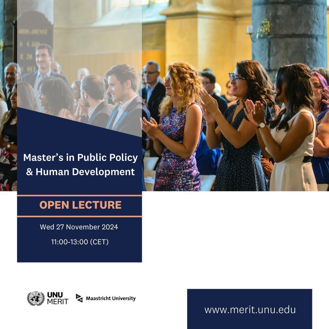 UN University (@ununiversity) on Twitter photo #HYBRID OPEN LECTURE: Introduction to Qualitative Methodologies and Methods
Register now to experience a lecture from the #MPP programme offered by <a href="/UNUMERIT/">United Nations University - MERIT</a> & <a href="/MaastrichtU/">Maastricht University</a>. The lecture will take place tomorrow, 27 November 2024 from 11:00–13:00 CET.
👉 buff.ly/4eMgKEn #HYBRID OPEN LECTURE: Introduction to Qualitative Methodologies and Methods
Register now to experience a lecture from the #MPP programme offered by <a href="/UNUMERIT/">United Nations University - MERIT</a> & <a href="/MaastrichtU/">Maastricht University</a>. The lecture will take place tomorrow, 27 November 2024 from 11:00–13:00 CET.
👉 buff.ly/4eMgKEn