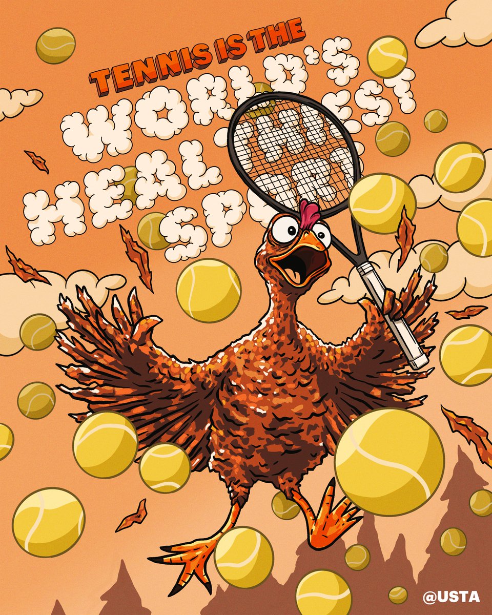 What goes great with turkey? A side of tennis. 

#HappyThanksgiving!