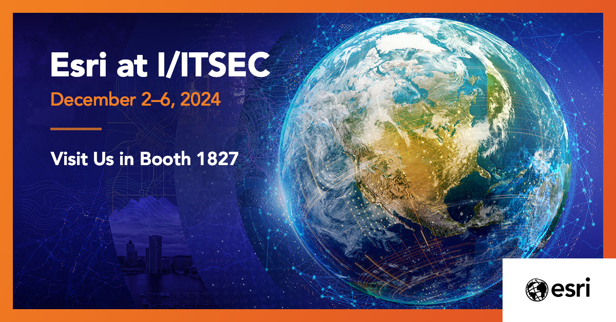 Esri_Defense's tweet photo. Heading to #iitsec 2024 in Orlando? Visit us for the latest in geospatial analytics. @HyssosTech will be there demoing Sketch-Thru-Plan, an AI Assistant for C2 &amp; mission planning. Get a peek at GenSTP their R&amp;D combining Azure AI &amp; ArcGIS Pro to revolutionize mission planning. https://t.co/v8rxbdd3Lx