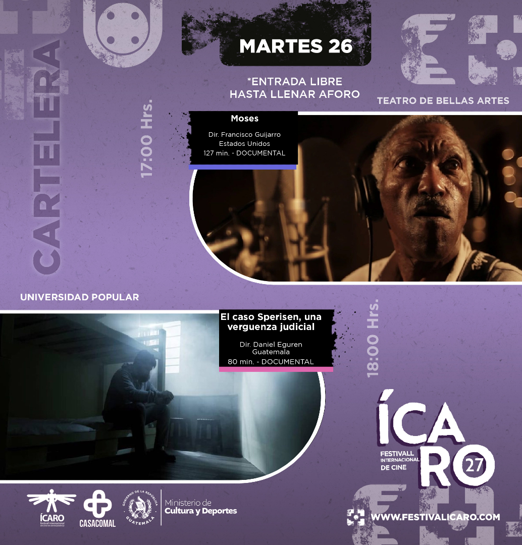 🎬✨ #Ícaro27 - PROYECCIONES MARTES 26/11 ✨🎟️