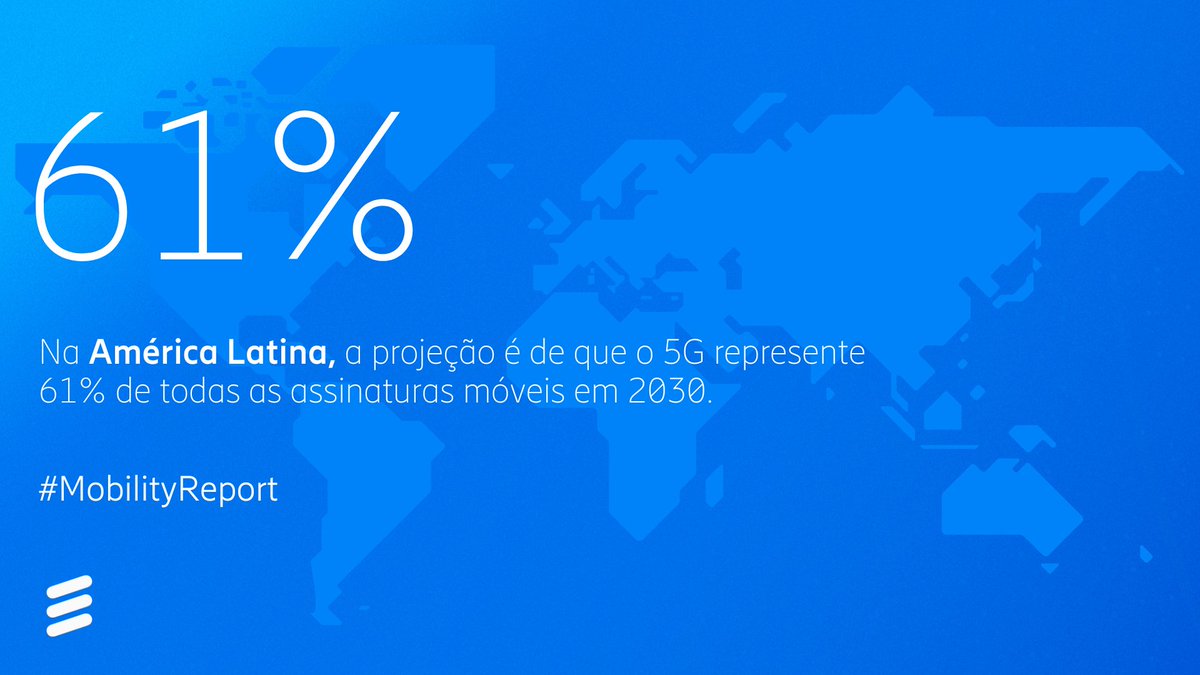 O Ericsson #MobilityReport de novembro de 2024 já está no ar! 🎉
 
Veja as últimas descobertas sobre telecom, incluindo:
 
✅ Previsões de assinatura do 5G para 2030
✅ Números da implantação do 5G Standalone
✅ Uma atualização sobre o #6G
 
Baixe agora: m.eric.sn/hqZF50UfPcY