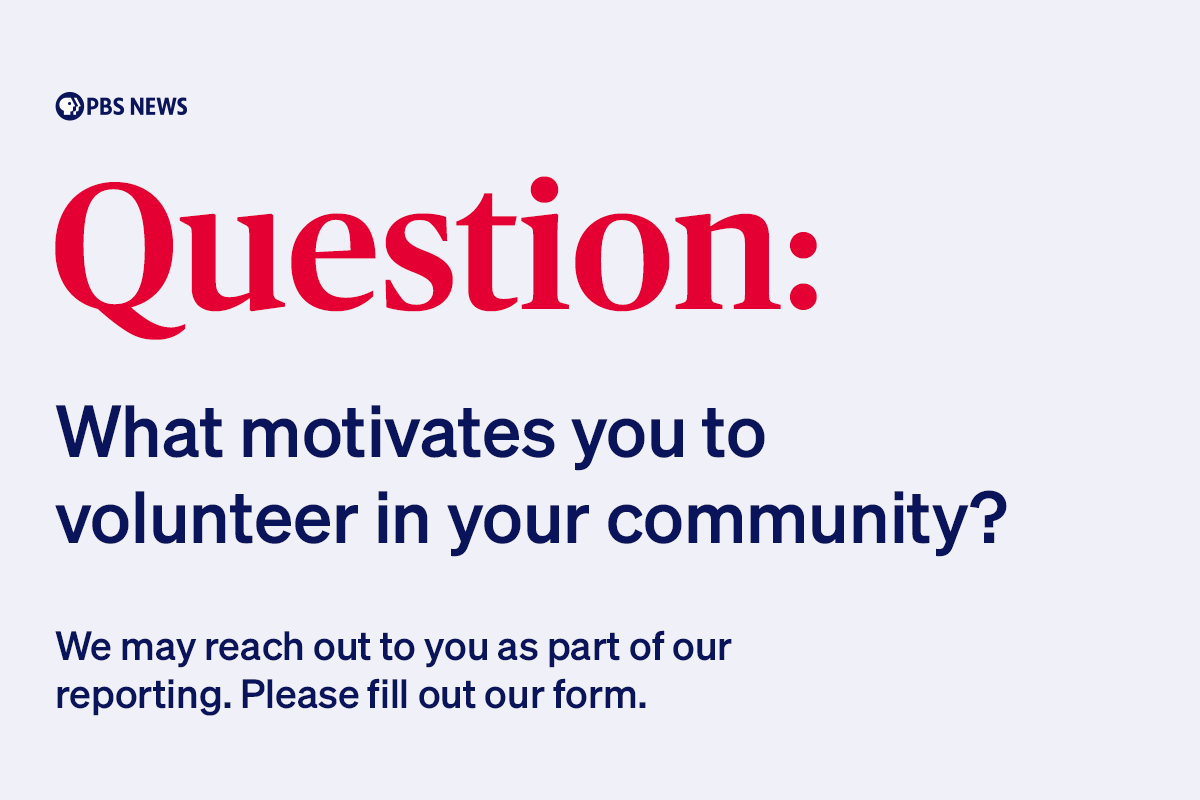 What motivates you to volunteer?

We want to hear from you for an upcoming story: bit.ly/4eMnbHp