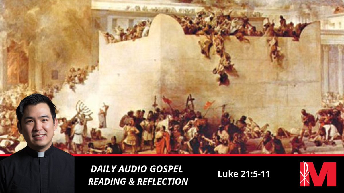 MaryknollFrsBrs's tweet photo. While some people were speaking about
how the temple was adorned with costly stones and votive offerings..."

Lk 21:5-11 ➡️  https://t.co/RwawThOWa0

#ProphecyOfTheTemple #JesusMessage   #SpiritualAwakening #GodsPlan https://t.co/NXCzbpIVrd