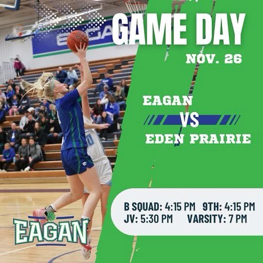 Headed across the river tonight 😤 Show up and show out!!! #rollcats

🆚: Eden Prairie
📍: EP High School
⏰: 7:00PM