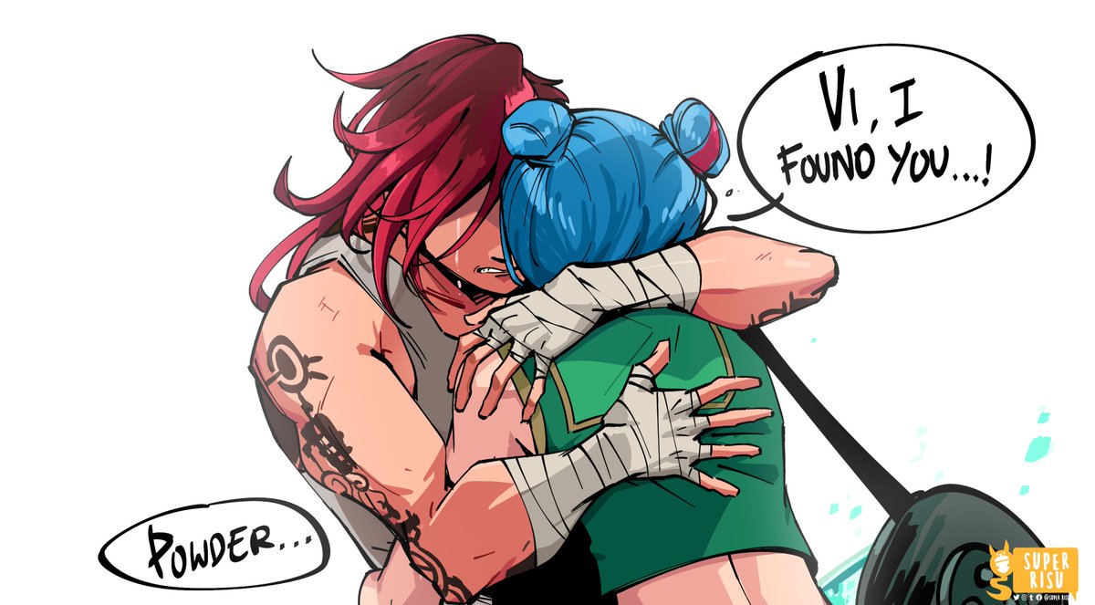 She did it!
#arcane #jinx #vi #powder #artoflegends