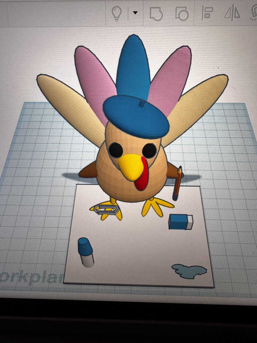 STEMingahead's tweet photo. Having fun disguising a turkey in STEM!!! @MGES510 @LexingtonOne https://t.co/n3gOf4H3Uk