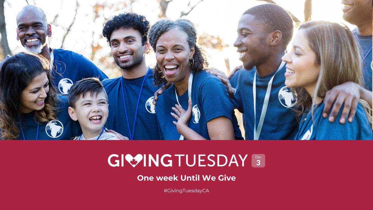 #GivingTuesdayCA is only seven days away! How do you plan on giving back?