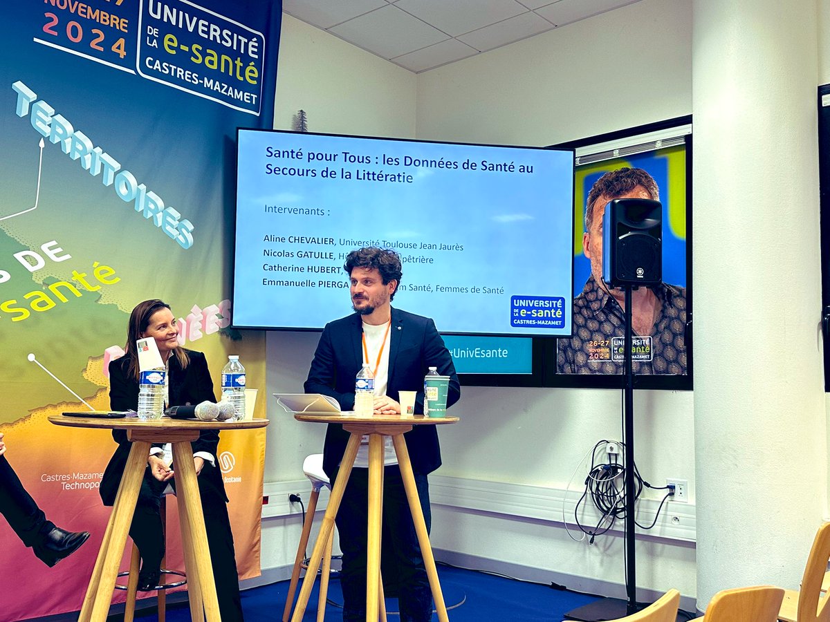 Festival de la Communication Santé (@festicomsante) on Twitter photo « L’intelligence artificielle selon moi montre un parallèle avec la définition même de la littératie : en terme de #machinelearning, il y a des règles de prédiction pour cibler les informations pertinentes »
🗣️Nicolas Gatulle 
Fondateur et Président de <a href="/paperdoc_app/">PaperDoc</a> / « L’intelligence artificielle selon moi montre un parallèle avec la définition même de la littératie : en terme de #machinelearning, il y a des règles de prédiction pour cibler les informations pertinentes »
🗣️Nicolas Gatulle 
Fondateur et Président de <a href="/paperdoc_app/">PaperDoc</a> /