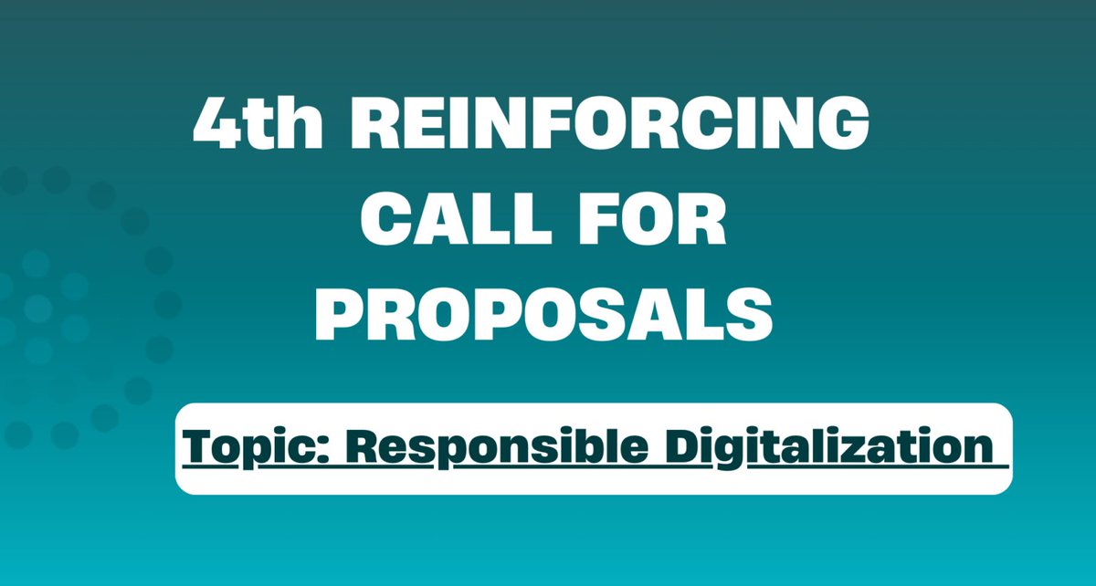 ❓ Need other information on the 4th REINFORCING call? Now you can read a dedicated blog post! 🗣️ If you know a project that can benefit from this grant, tag it under this tweet!

👉 Read the blog post here: reinforcing.eu/news/reinforci…