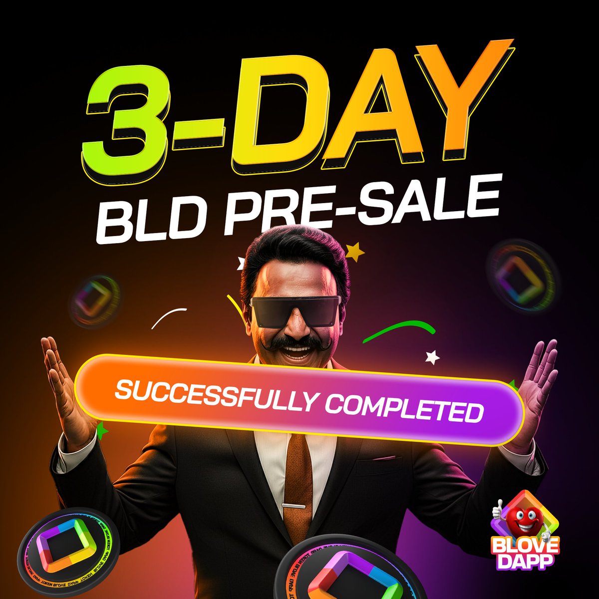 ✨ BLD Pre-Sale Milestone Achieved!

The 3-Day BLD Pre-Sale was a massive success, and it’s all because of YOU! 🎉 Your amazing support has powered us to this incredible milestone.

But this is just the start. 🚀 The journey ahead is going to be even more exciting, and we’re