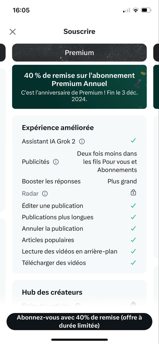Cette pop up obligatoire au lancement de l’appli a signé mon arrêt de mort sur cette plateforme. J’arrête les conneries.

Salut à tou.te.s et rendez-vous sur BlueSky sous le même pseudo 👋