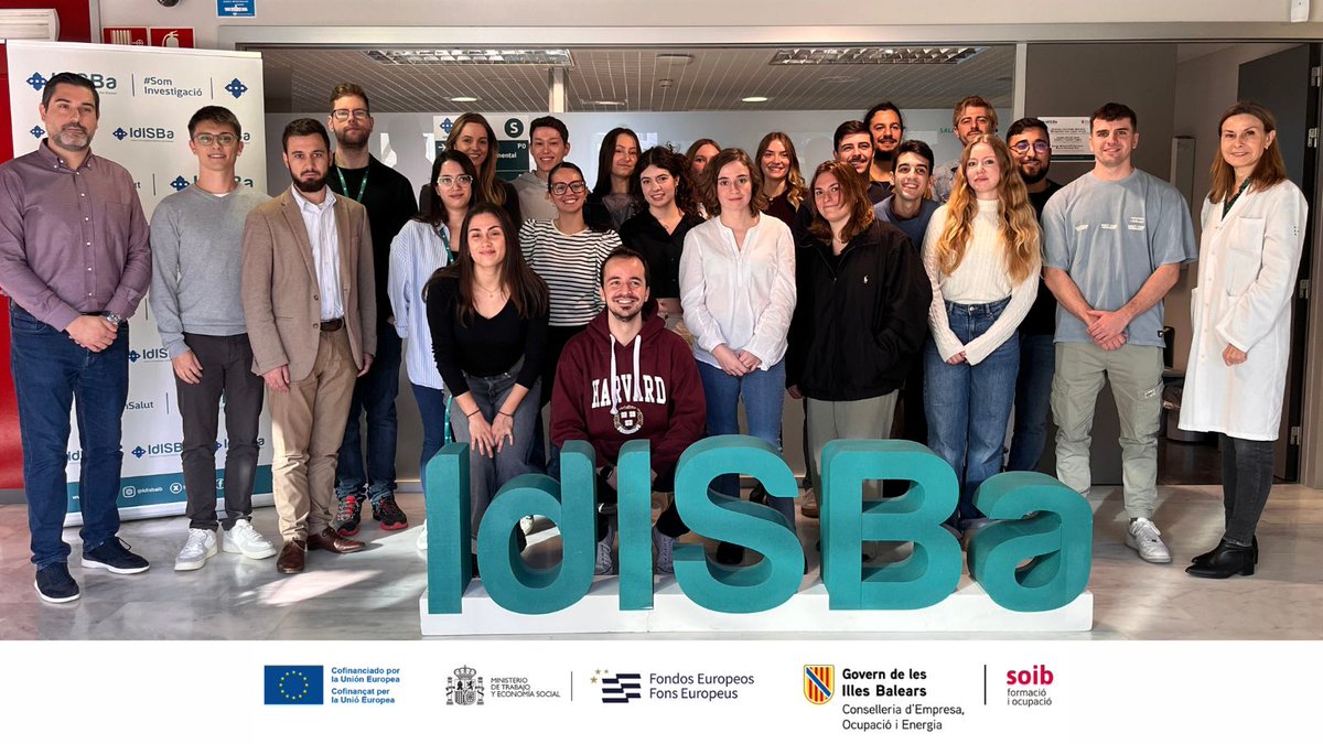 idisbaib's tweet photo. L'IdISBa impulsa el talent jove: 23 nous llocs de treball per a joves investigadors i tècnics, gràcies al programa «SOIB Jove: Qualificats Sector Públic, UIB i Entitats Locals 2024»

🫶Benvinguts a l'IdISBa i al món de la recerca científica en salut

🔗https://t.co/zElm3xoYWo https://t.co/JbKScF0j30