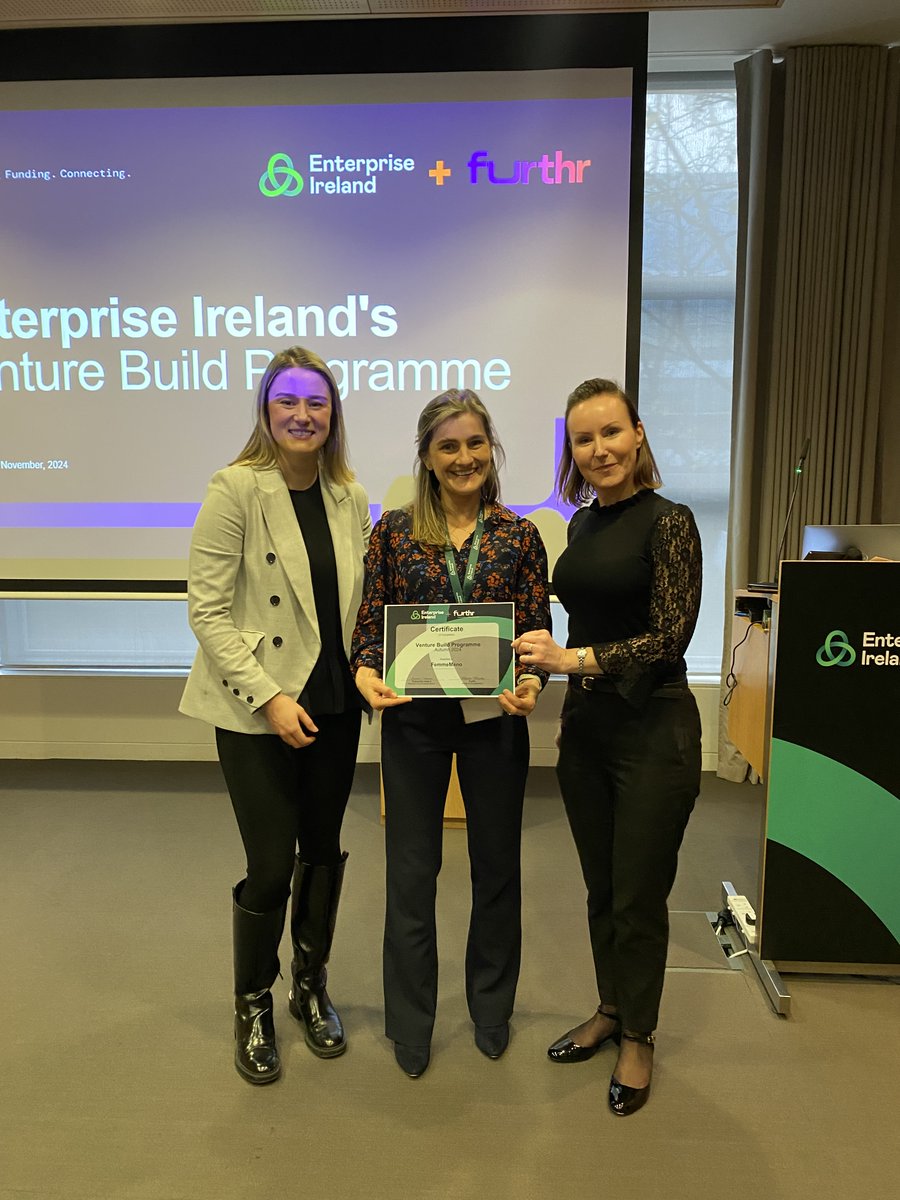 Dr Siobhain M. O'Mahony (@somahony1) on Twitter photo Thank you to <a href="/Entirl/">Enterprise Ireland</a> and <a href="/Furthr_ie/">Furthr</a> for a fantastic Venture Build training course this year. It provided the #femmebiome team with invaluable insights into innovation and business—an incredibly rewarding experience <a href="/uccinnovation/">UCC Innovation</a> <a href="/WomensHealthUCC/">Women's Health UCC</a> <a href="/AnatNeuroUCC/">UCC Anat. & Neurosci</a> <a href="/Pharmabiotic/">APC Microbiome Ireland</a> Thank you to <a href="/Entirl/">Enterprise Ireland</a> and <a href="/Furthr_ie/">Furthr</a> for a fantastic Venture Build training course this year. It provided the #femmebiome team with invaluable insights into innovation and business—an incredibly rewarding experience <a href="/uccinnovation/">UCC Innovation</a> <a href="/WomensHealthUCC/">Women's Health UCC</a> <a href="/AnatNeuroUCC/">UCC Anat. & Neurosci</a> <a href="/Pharmabiotic/">APC Microbiome Ireland</a>